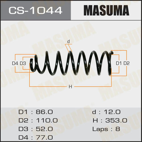 Пружина подвески Masuma, CS-1044