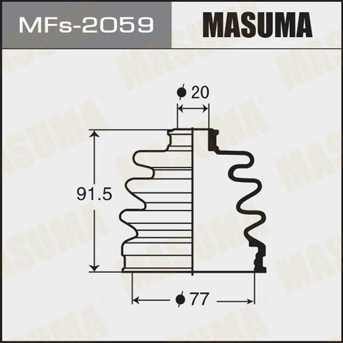 Пыльник ШРУСа Masuma (силикон), MFs-2059