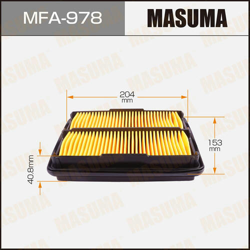 Фильтр воздушный Masuma, MFA-978