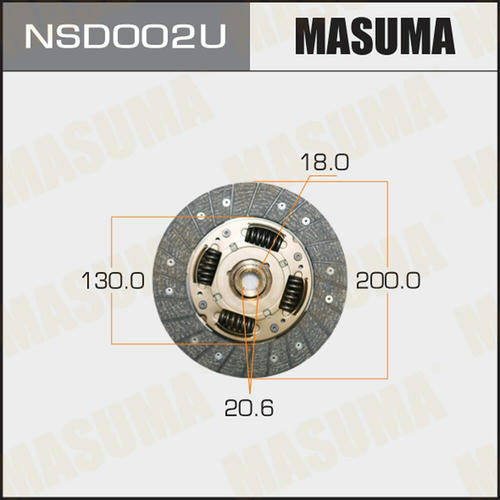 Диск сцепления Masuma, NSD002U