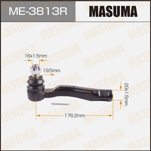 Наконечник рулевой Masuma, ME-3813R