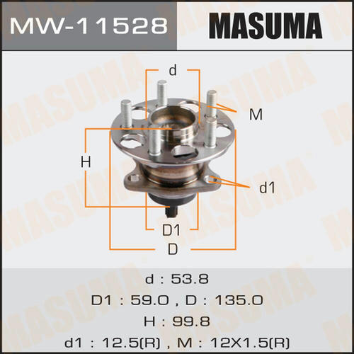 Ступичный узел Masuma, MW-11528