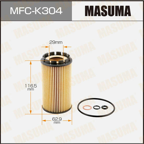 Фильтр масляный Masuma (вставка), MFC-K304