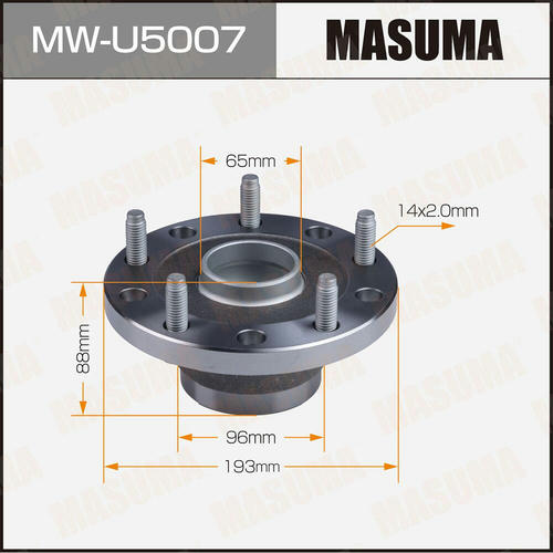 Ступичный узел Masuma, MW-U5007