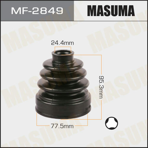 Пыльник ШРУСа Masuma (резина), MF-2849