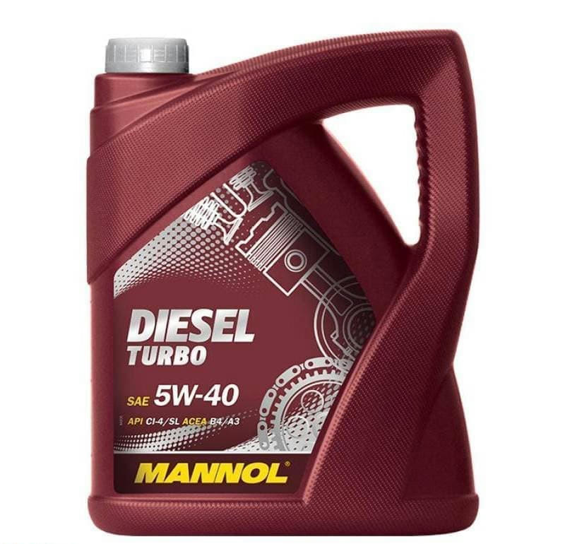 Масло MANNOL Diesel Turbo 5W40 моторное синтетическое 5л артикул 1011