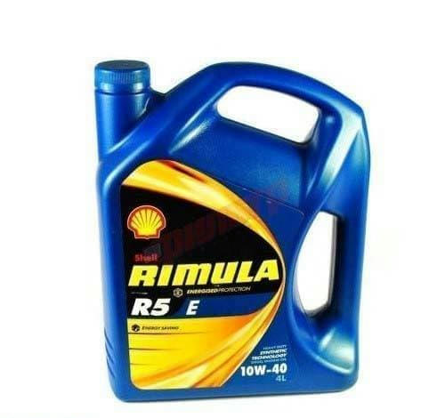 Масло SHELL Rimula R5 E 10W40 моторное полусинтетическое 4л