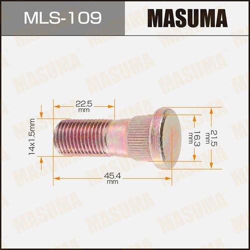Шпилька колесная M14x1.5(R) Masuma, MLS-109