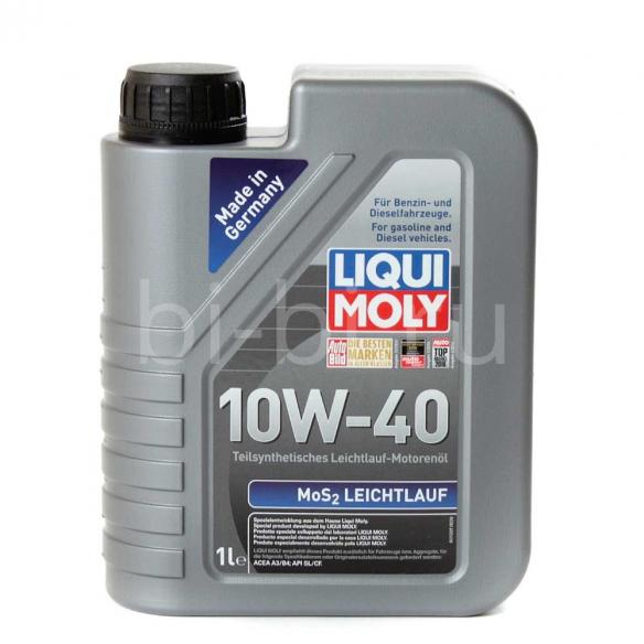 Масло моторное LIQUI MOLY MOS2 LEICHTLAUF 10W-40 полусинтетика 1 л 1930