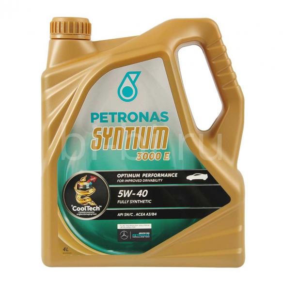 Масло моторное PETRONAS SYNTIUM 3000E 5W-40 синтетика 4 л 18054019