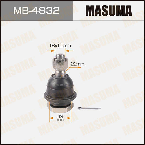Опора шаровая Masuma, MB-4832