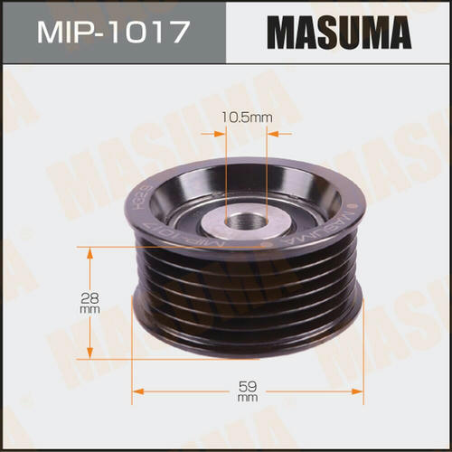 Ролик обводной приводного ремня Masuma, MIP-1017