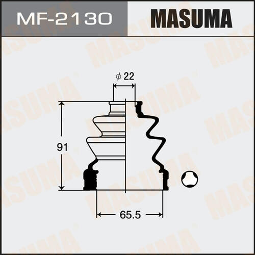 Пыльник ШРУСа Masuma (резина), MF-2130