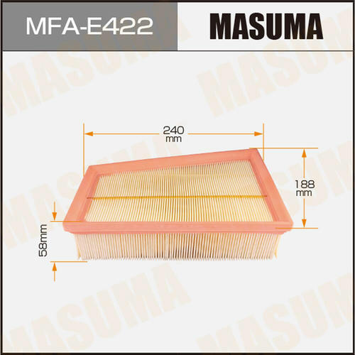 Фильтр воздушный Masuma, MFA-E422