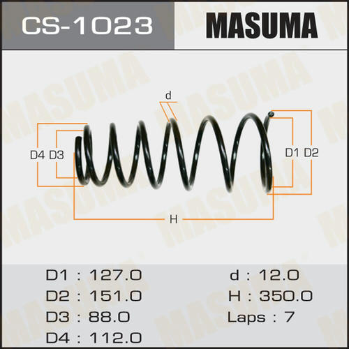 Пружина подвески Masuma, CS-1023