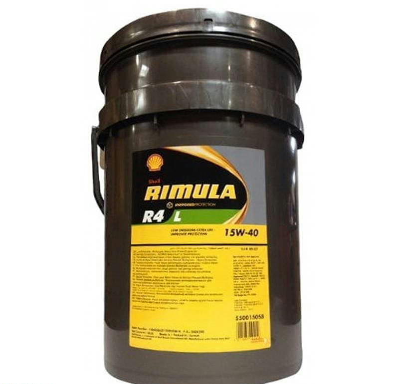 Масло SHELL Rimula R4 L 15W40 CJ-4 моторное минеральное 20л