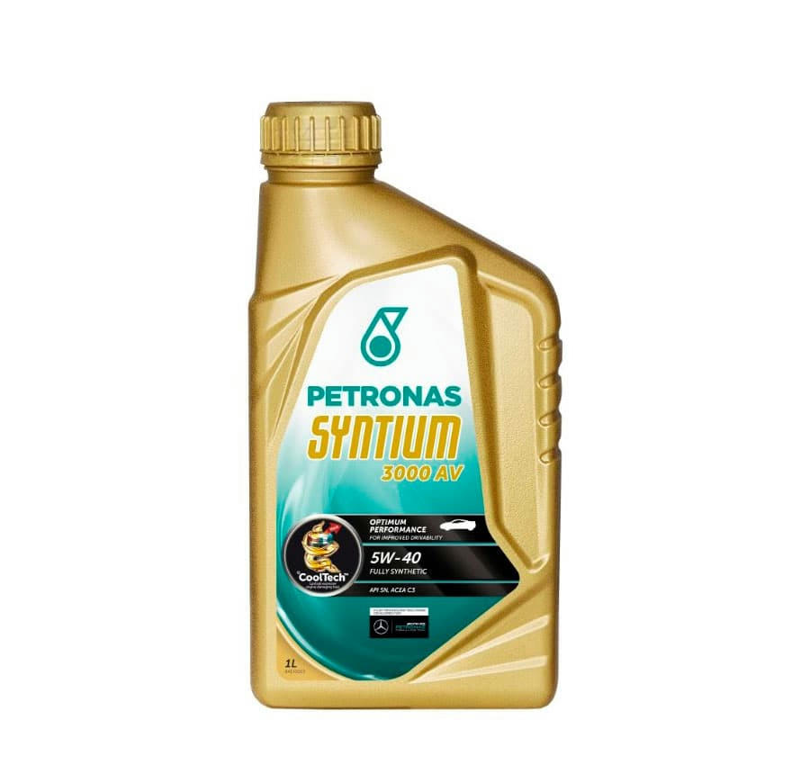 Масло моторное Petronas Syntium 3000 AV 5W40 синтетическое 1л 18281619