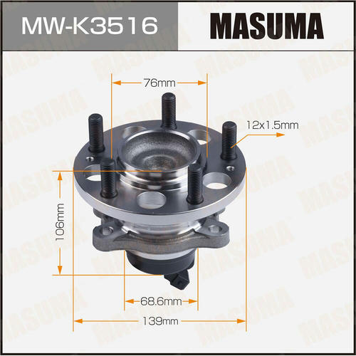 Ступичный узел Masuma, MW-K3516