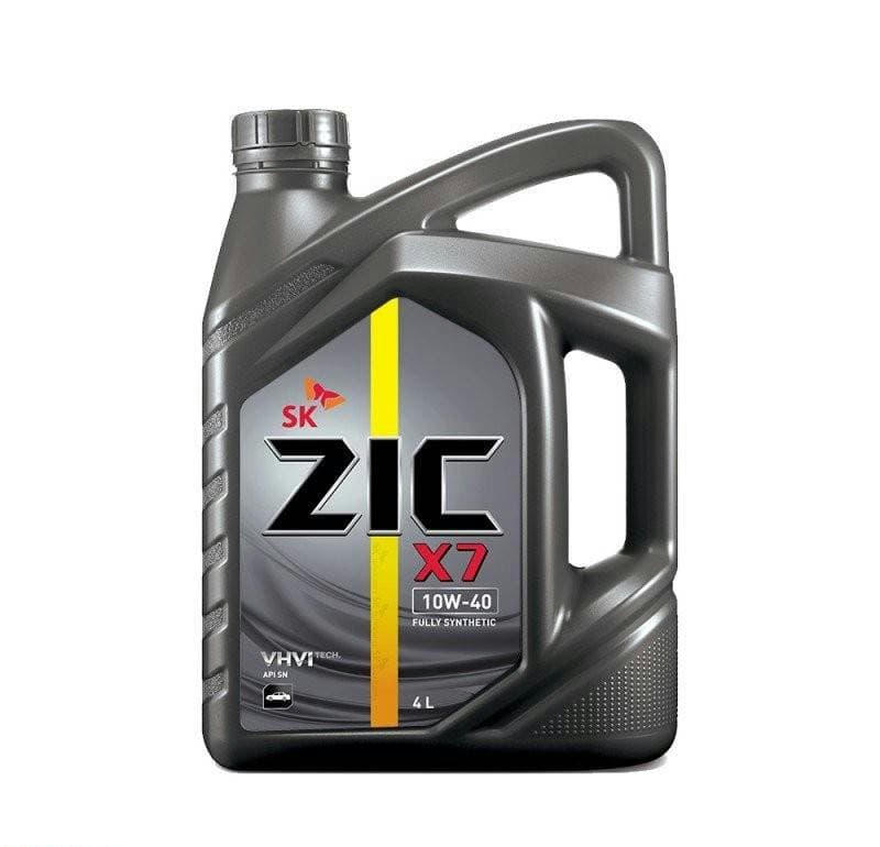 Масло ZIC X7 Diesel 10W40 моторное синтетическое 4л артикул 162607