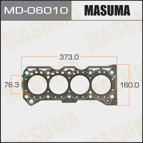 Прокладка ГБЦ (графит-эластомер) Masuma толщина 1,60 мм, MD-06010