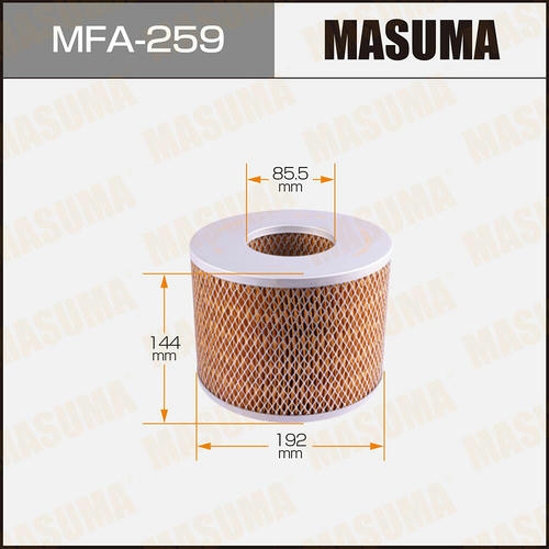 Фильтр воздушный Masuma, MFA-259