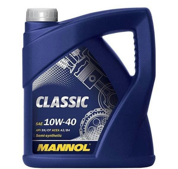 Масло MANNOL Classic 10W40 моторное полусинтетическое 4л 3635 артикул 1101