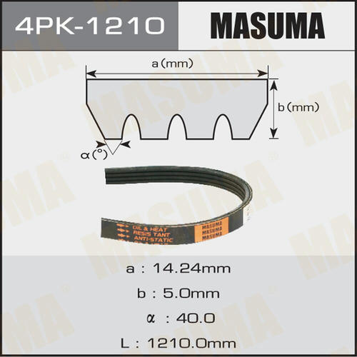 Ремень привода навесного оборудования Masuma, 4PK-1210