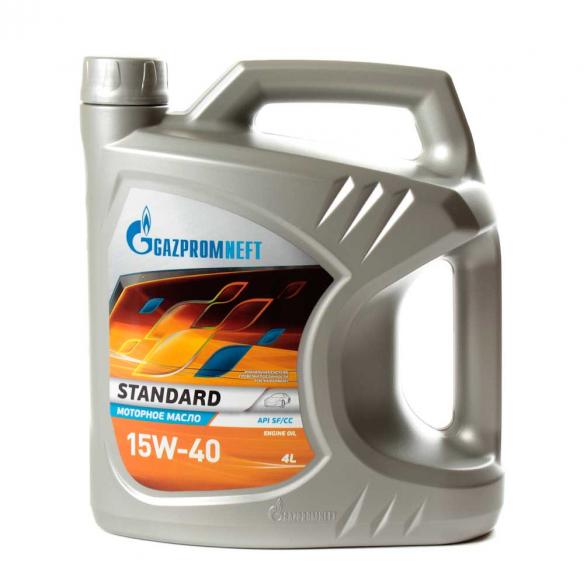 Масло моторное GAZPROMNEFT STANDARD 15W-40 минеральное 4 л 253142165