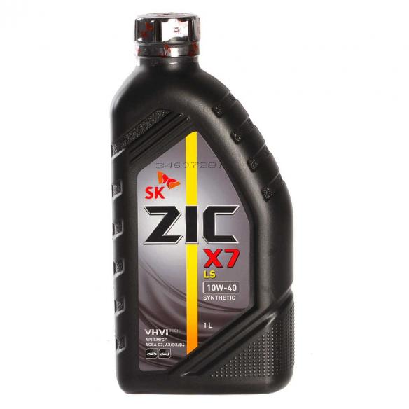 Масло моторное ZIC X7 LS 10W-40 синтетика 1 л 132620