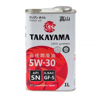 Масло моторное TAKAYAMA 5W-30 синтетика 1 л 605042