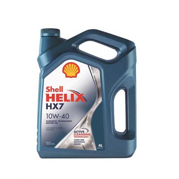 Масло моторное SHELL HELIX HX7 10W-40 полусинтетика 4 л 550051575
