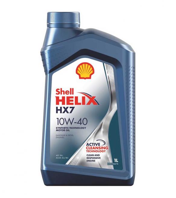 Масло моторное SHELL HELIX HX7 10W-40 полусинтетика 1 л 550051574