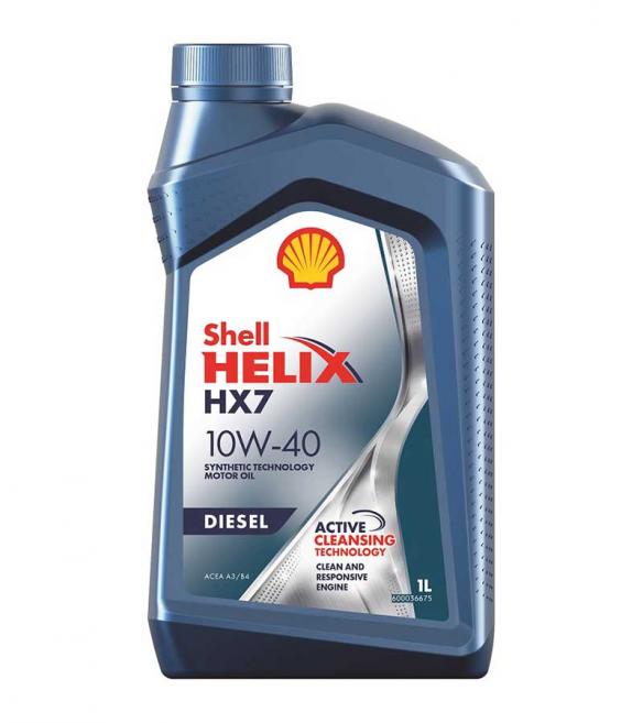 Масло моторное SHELL HELIX DIESEL HX7 10W-40 полусинтетика 1 л 550040506