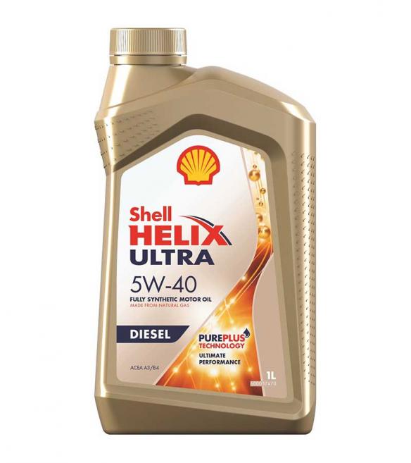 Масло моторное SHELL HELIX DIESEL ULTRA 5W-40 синтетика 1 л 550040552