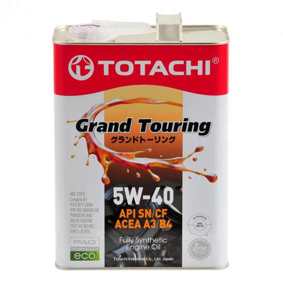 Масло моторное TOTACHI GRAND TOURING 5W-40 синтетика 4 л 11904
