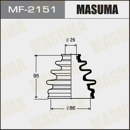 Пыльник ШРУСа Masuma (резина), MF-2151