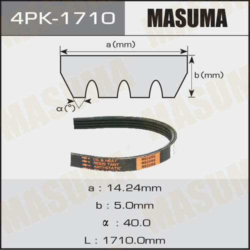 Ремень привода навесного оборудования Masuma, 4PK-1710