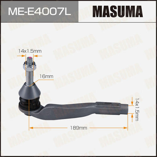 Наконечник рулевой Masuma, ME-E4007L