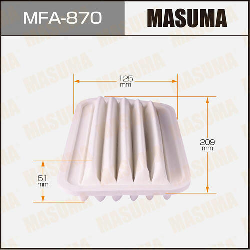 Фильтр воздушный Masuma, MFA-870