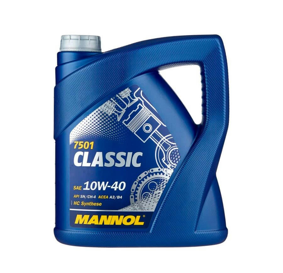 Масло моторное Mannol Classic 10W40 полусинтетическое 4л 1101