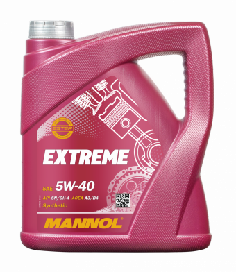 Масло моторное MANNOL EXTREME 5W-40 синтетика 4 л MN7915-4