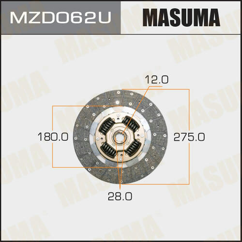 Диск сцепления Masuma, MZD062U