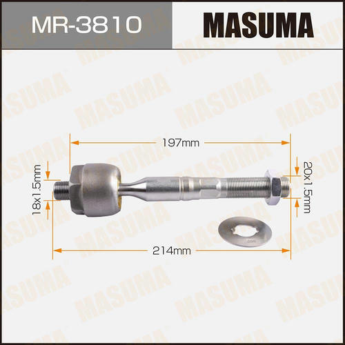Тяга рулевая Masuma, MR-3810