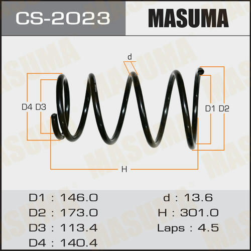 Пружина подвески Masuma, CS-2023