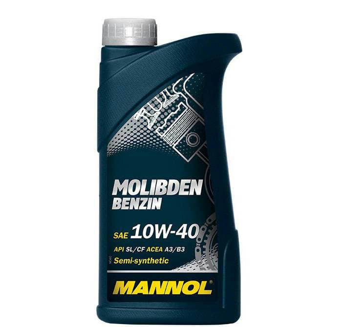 Масло MANNOL Molibden Benzin 10W40 моторное полусинтетическое 1л 63 артикул 1120