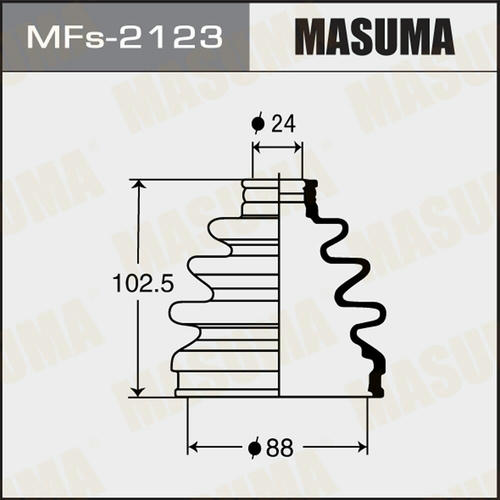 Пыльник ШРУСа Masuma (силикон), MFs-2123