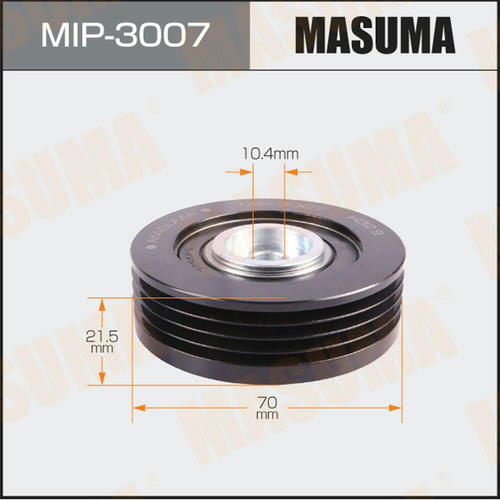 Ролик натяжителя ремня привода навесного оборудования Masuma, MIP-3007