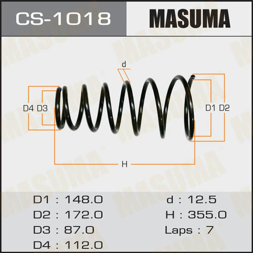 Пружина подвески Masuma, CS-1018