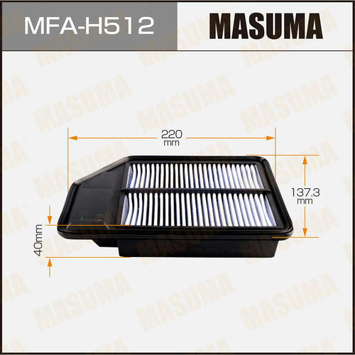 Фильтр воздушный Masuma, MFA-H512