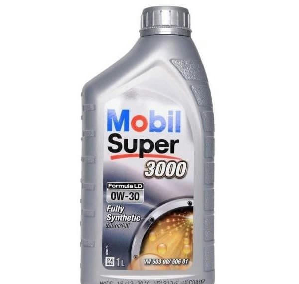 Масло моторное 0W30 MOBIL 1л синтетика MOBIL SUPER 3000 FORMULA LD артикул 152537